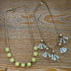 Bundle of necklaces, excellent used condition, Francesca’s, Express, gold